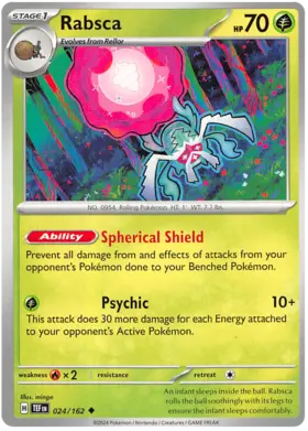 024 Rabsca, Temporal Forces | Scarlet & Violet, nonholo, 2.00 kr, Pokesingles. Kjøp pokemon kort til lave priser hos oss.