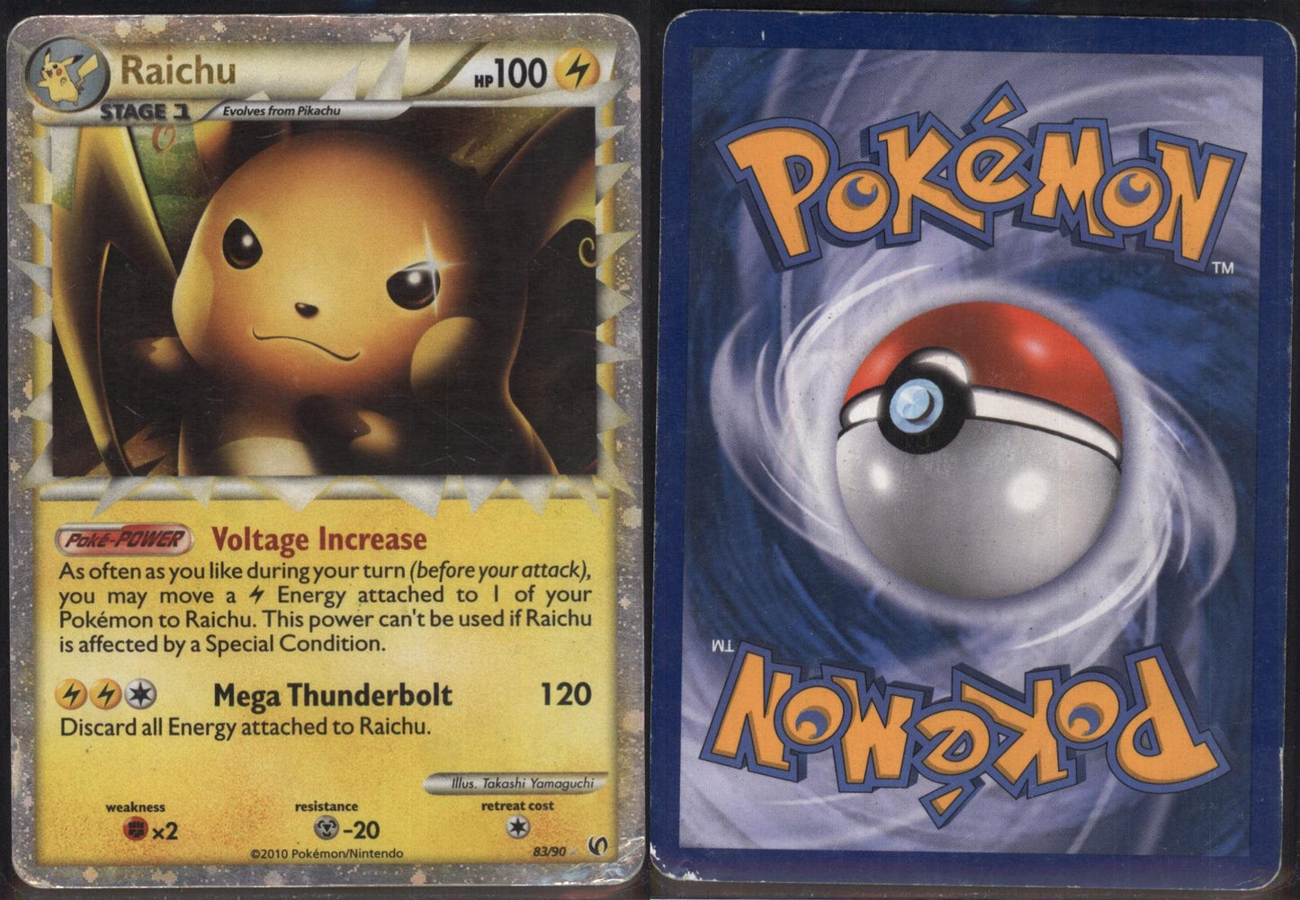 *SE BILDE FOR TILSTAND* Raichu Prime 83/90 Pokesingles