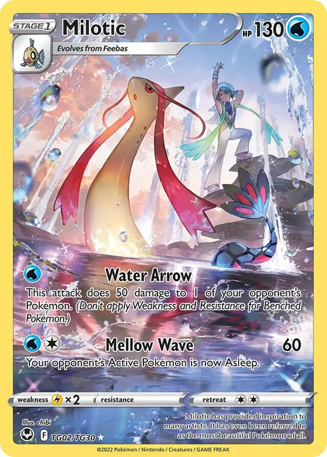 Milotic TG02, Silver Tempest | Sword & Shield, , 0.00 kr, Pokesingles. Kjøp pokemon kort til lave priser hos oss.