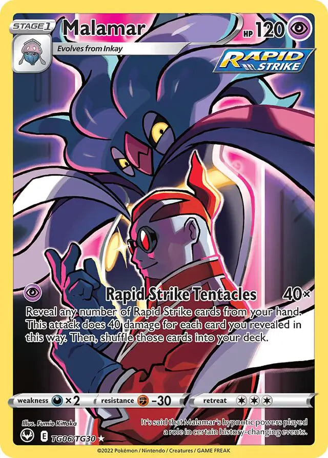 Malamar TG06, Silver Tempest | Sword & Shield, , 0.00 kr, Pokesingles. Kjøp pokemon kort til lave priser hos oss.