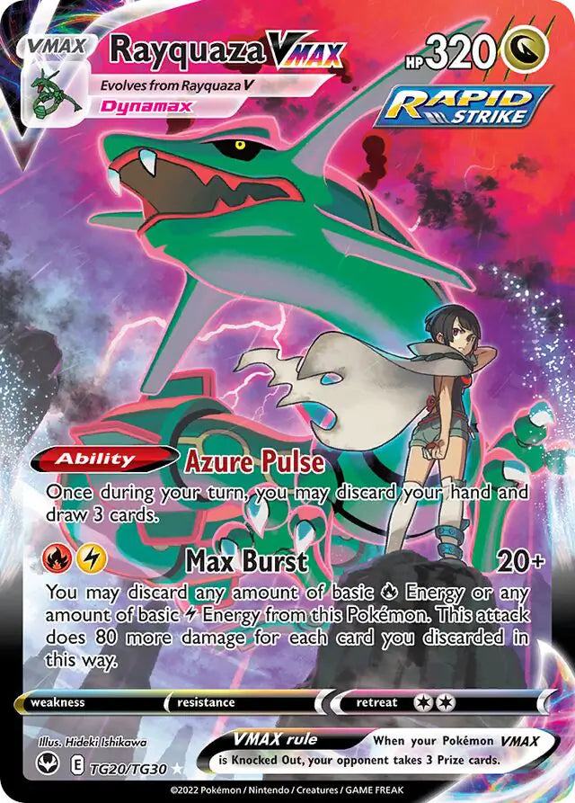 Rayquaza VMAX TG20, Silver Tempest | Sword & Shield, , 0.00 kr, Pokesingles. Kjøp pokemon kort til lave priser hos oss.