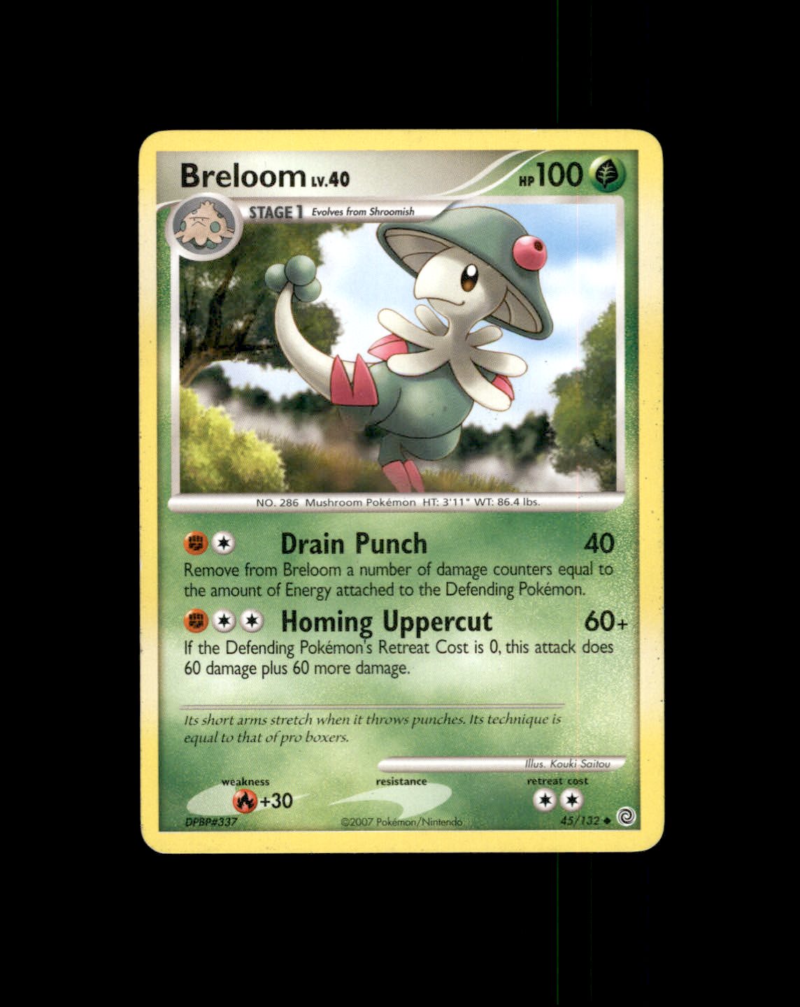 *SE BILDE FOR TILSTAND* Breloom #45 Pokemon Secret Wonders Pokesingles