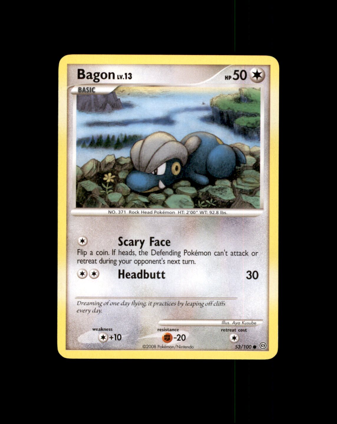 *SE BILDE FOR TILSTAND* Bagon #53 Pokemon Stormfront Pokesingles