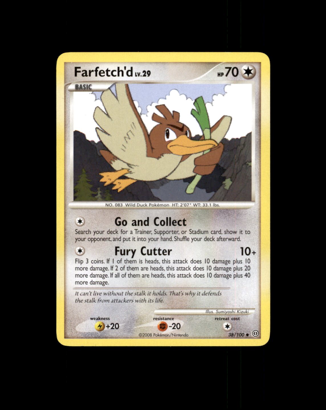 *SE BILDE FOR TILSTAND* Farfetch'd #38 Pokemon Stormfront Pokesingles