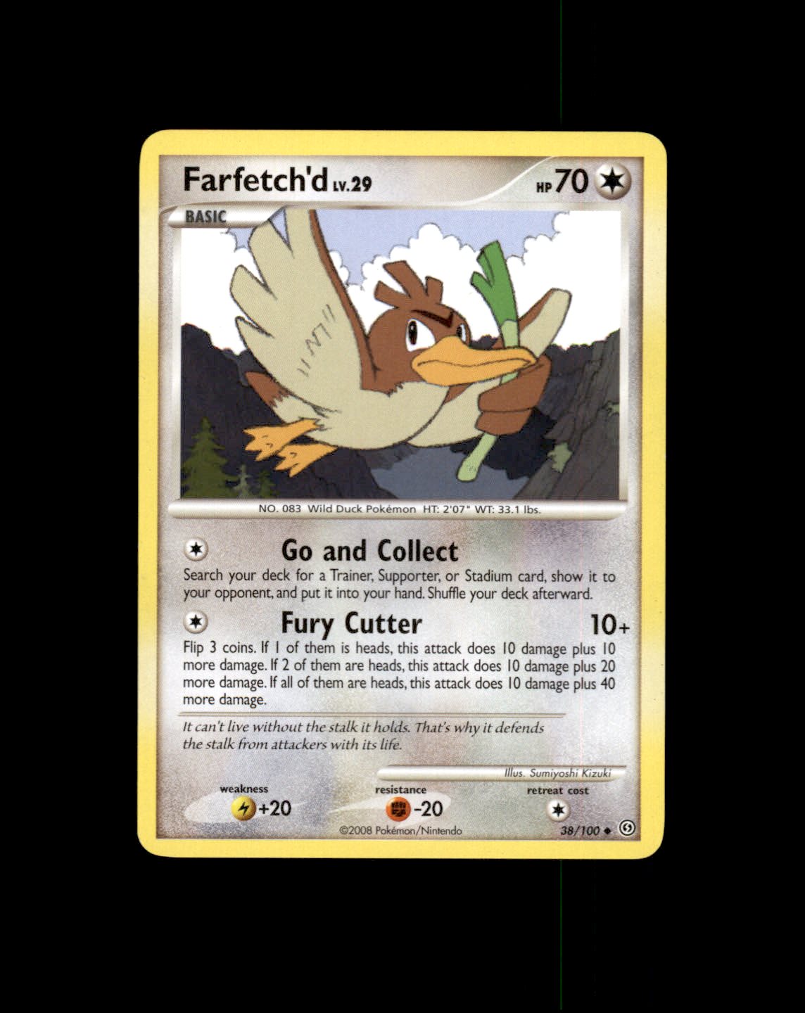 *SE BILDE FOR TILSTAND* Farfetch'd #38 Pokemon Stormfront Pokesingles