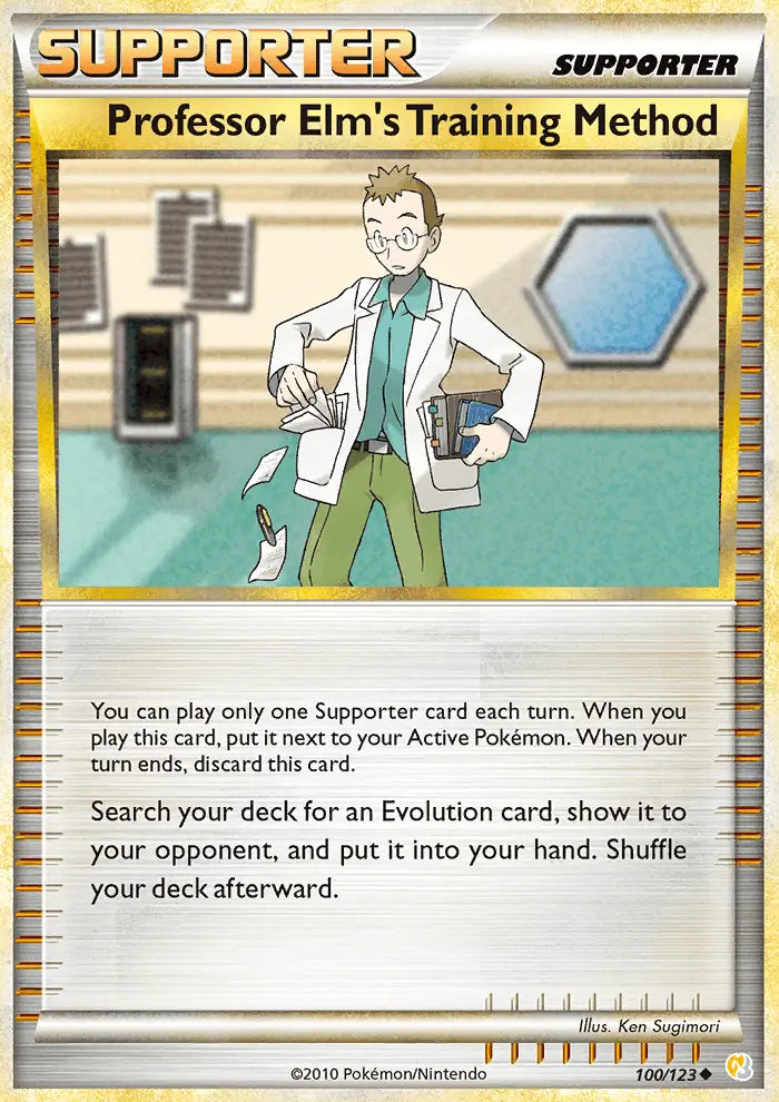 Professor Elm’s Training Method 100 HeartGold SoulSilver Pokesingles