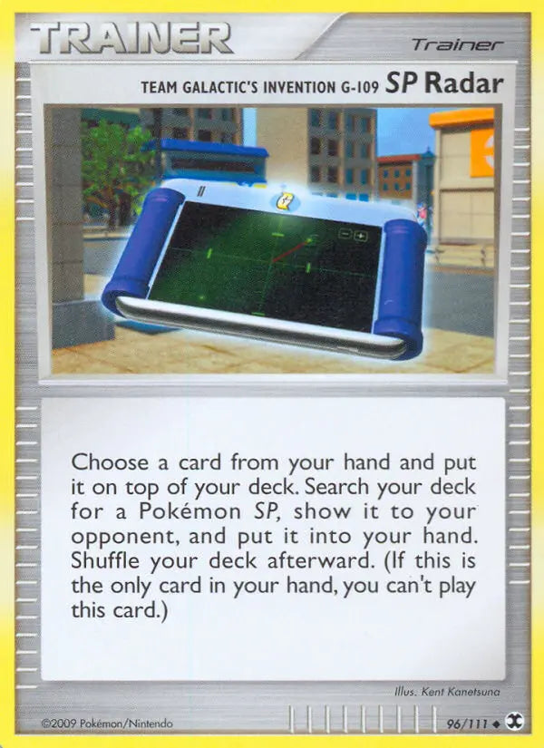 Team Galactic's Invention G-109 SP Radar 96 Rising Rivals Pokesingles