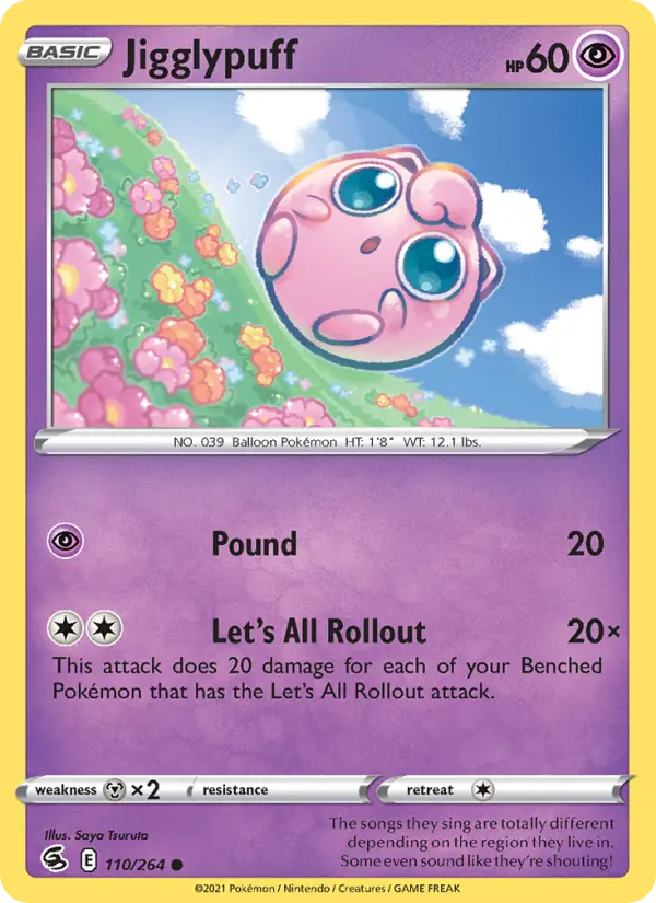 Jigglypuff 110 Fusion Strike Pokesingles