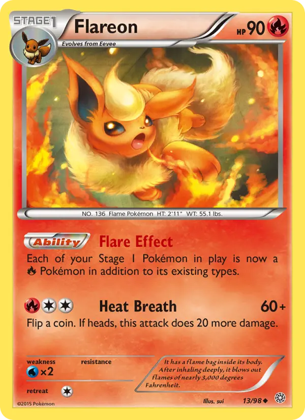 Flareon 13 Ancient Origins Pokesingles