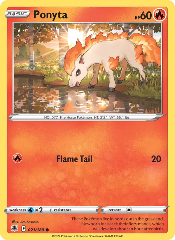 Ponyta 21 Astral Radiance Pokesingles