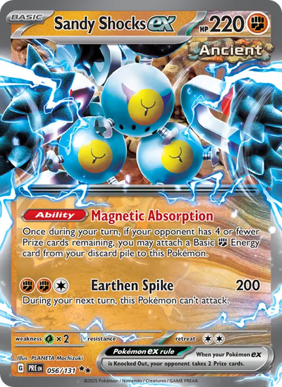 Sandy Shocks ex 56 Prismatic Evolutions Pokesingles