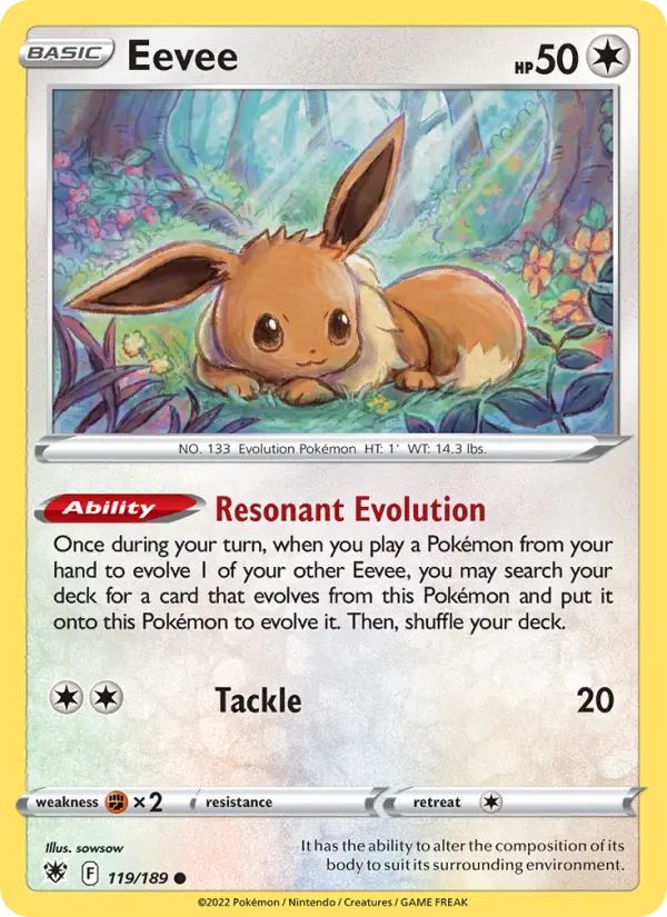 Eevee 119 Astral Radiance Pokesingles
