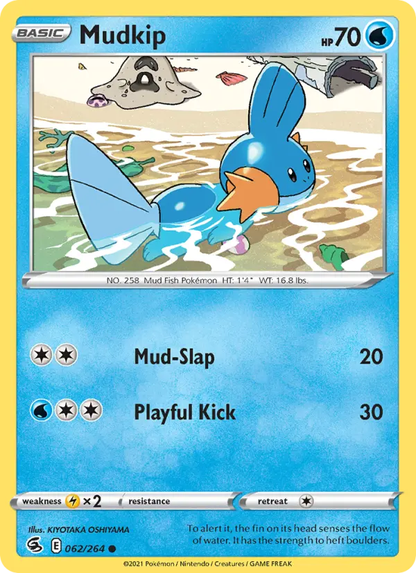 Mudkip 62 Fusion Strike Pokesingles