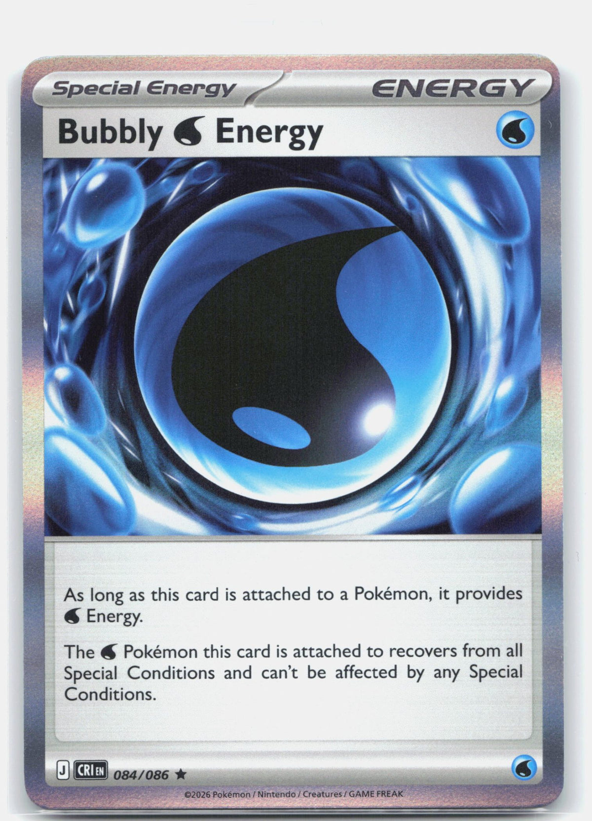 Bubbly W Energy 084 - ME04: Chaos Rising - Holofoil