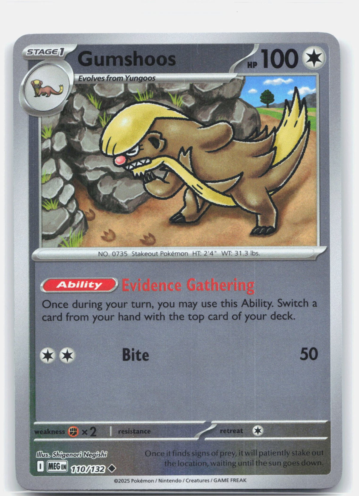 Gumshoos - 110/132 | Near Mint