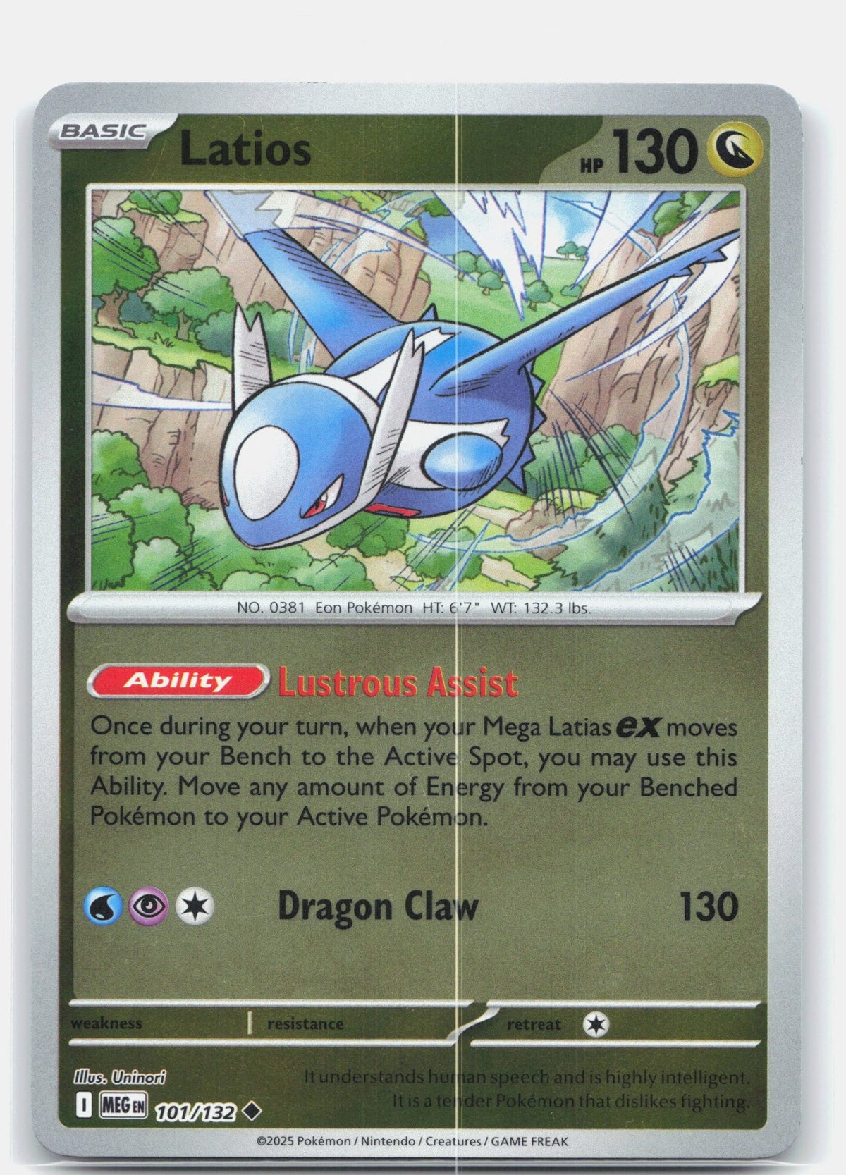 Latios 101 - ME01: Mega Evolution - Reverse Holofoil