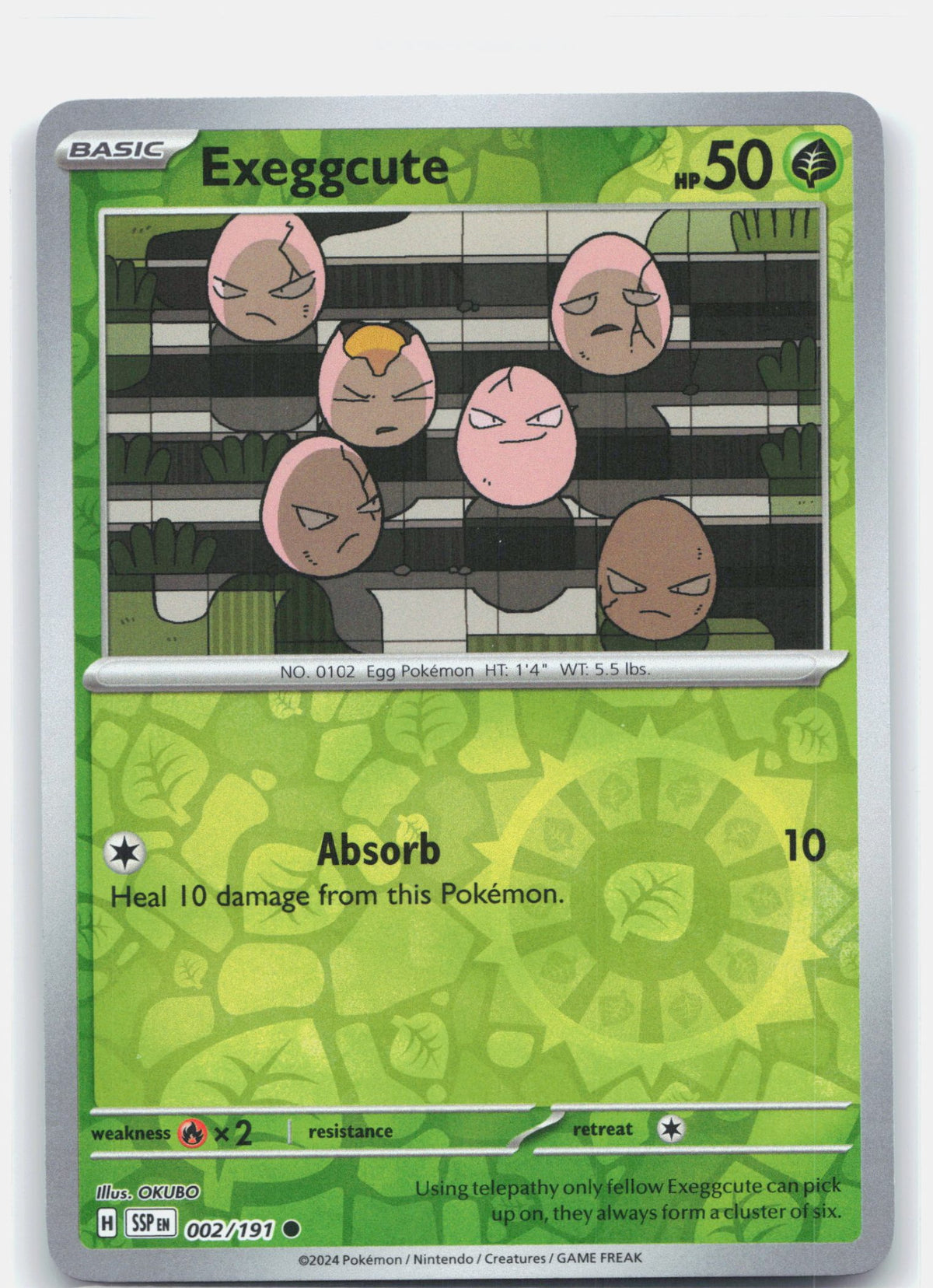 Exeggcute - 002/191 | Near Mint