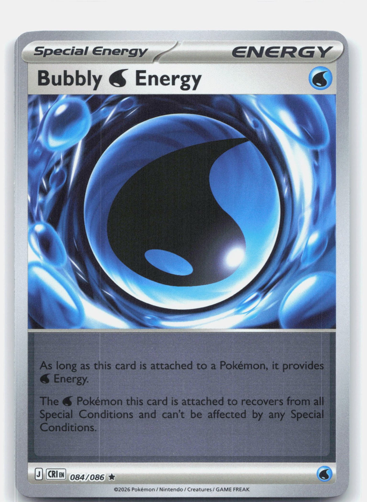 Bubbly W Energy 084 - ME04: Chaos Rising - Reverse Holofoil
