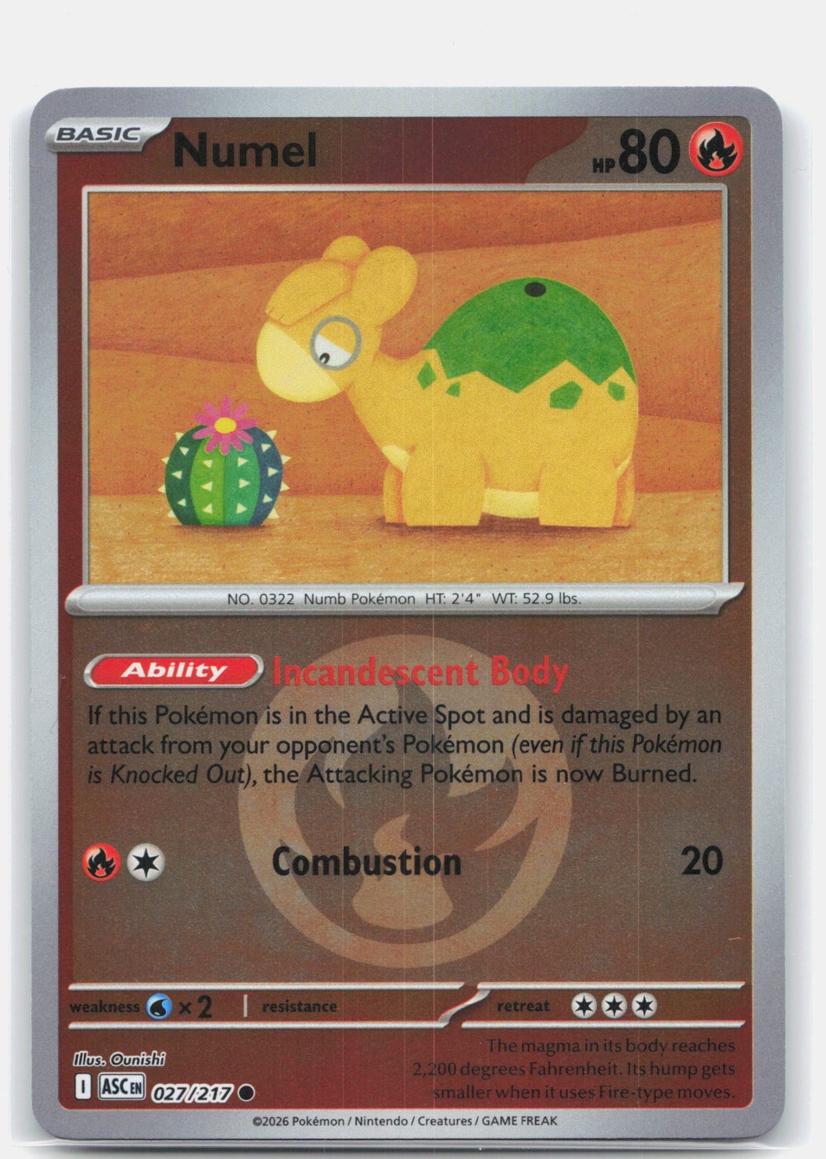 Numel - 027/217 (Energy Symbol Pattern)