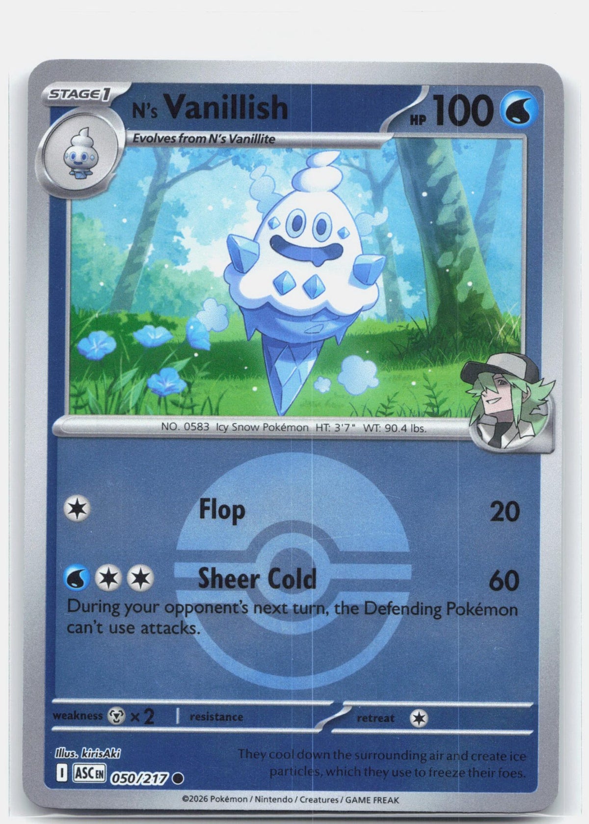 N's Vanillish (Poke Ball)