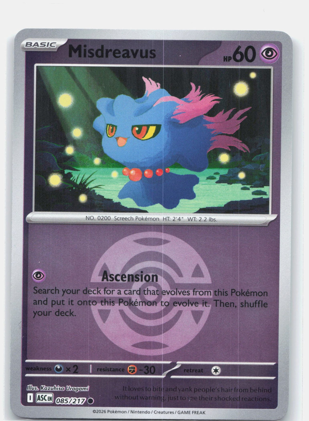 Misdreavus - 085/217 (Dusk Ball)