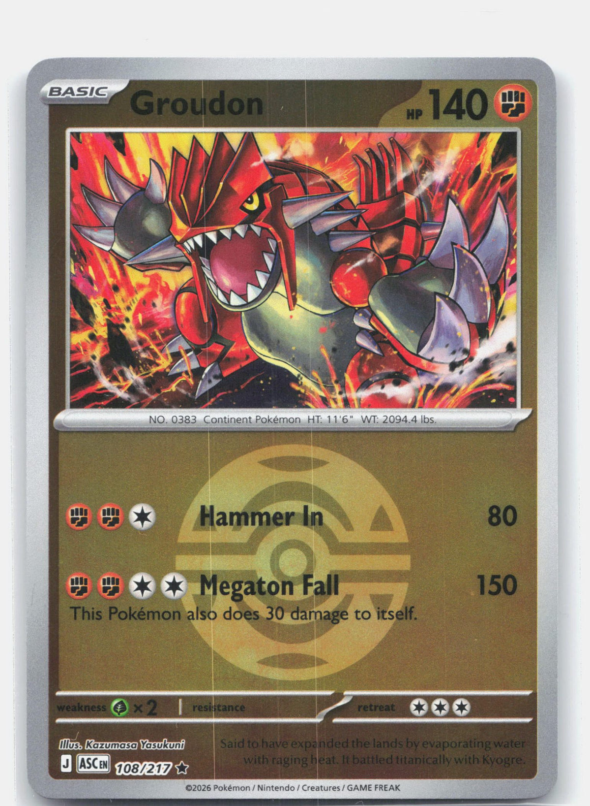 Groudon (Dusk Ball)