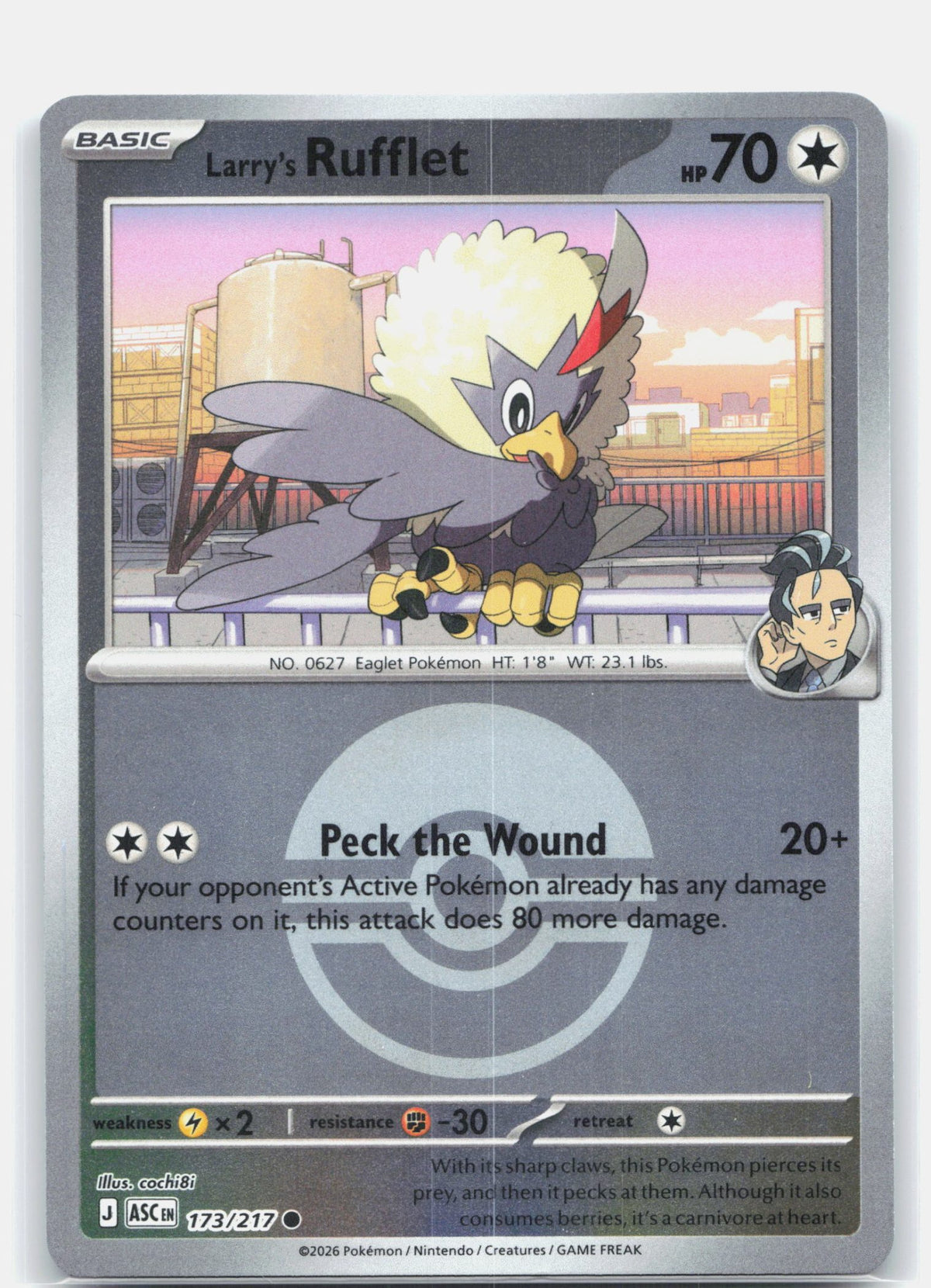 Larry's Rufflet (Poke Ball)
