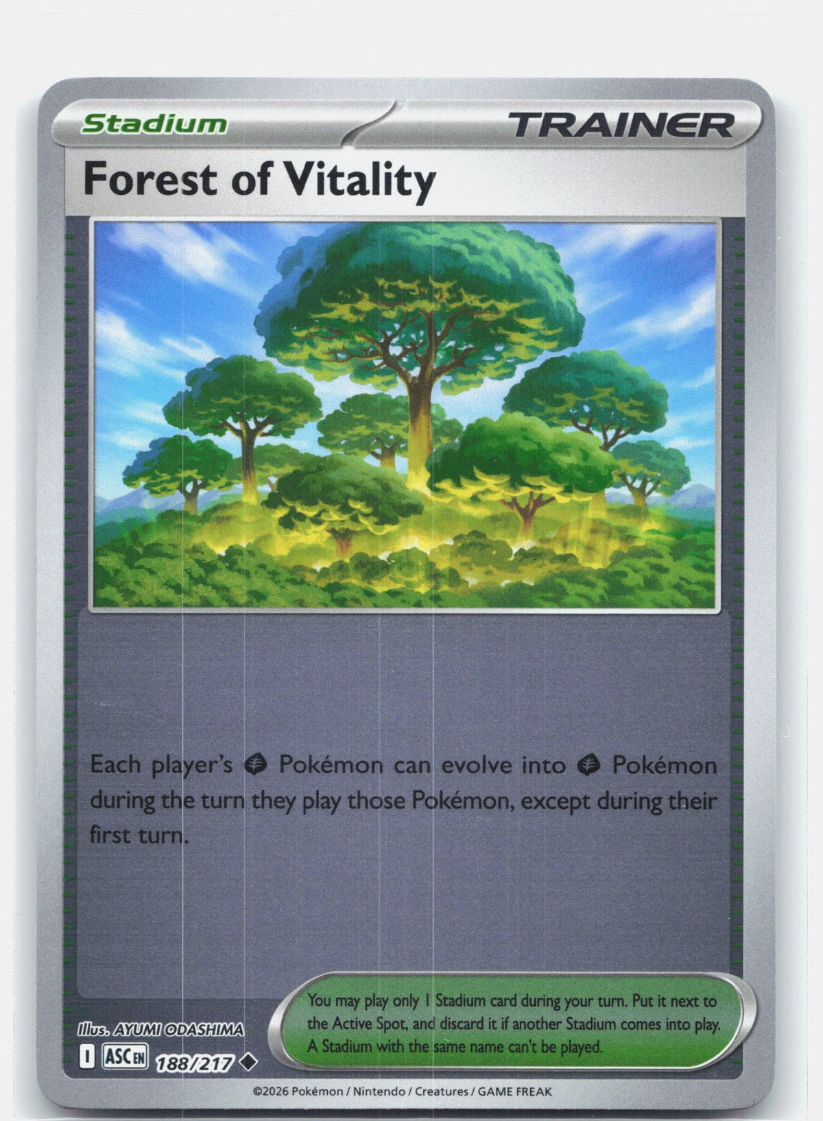 Forest of Vitality 188 (Reverse Holofoil) - ME: Ascended Heroes
