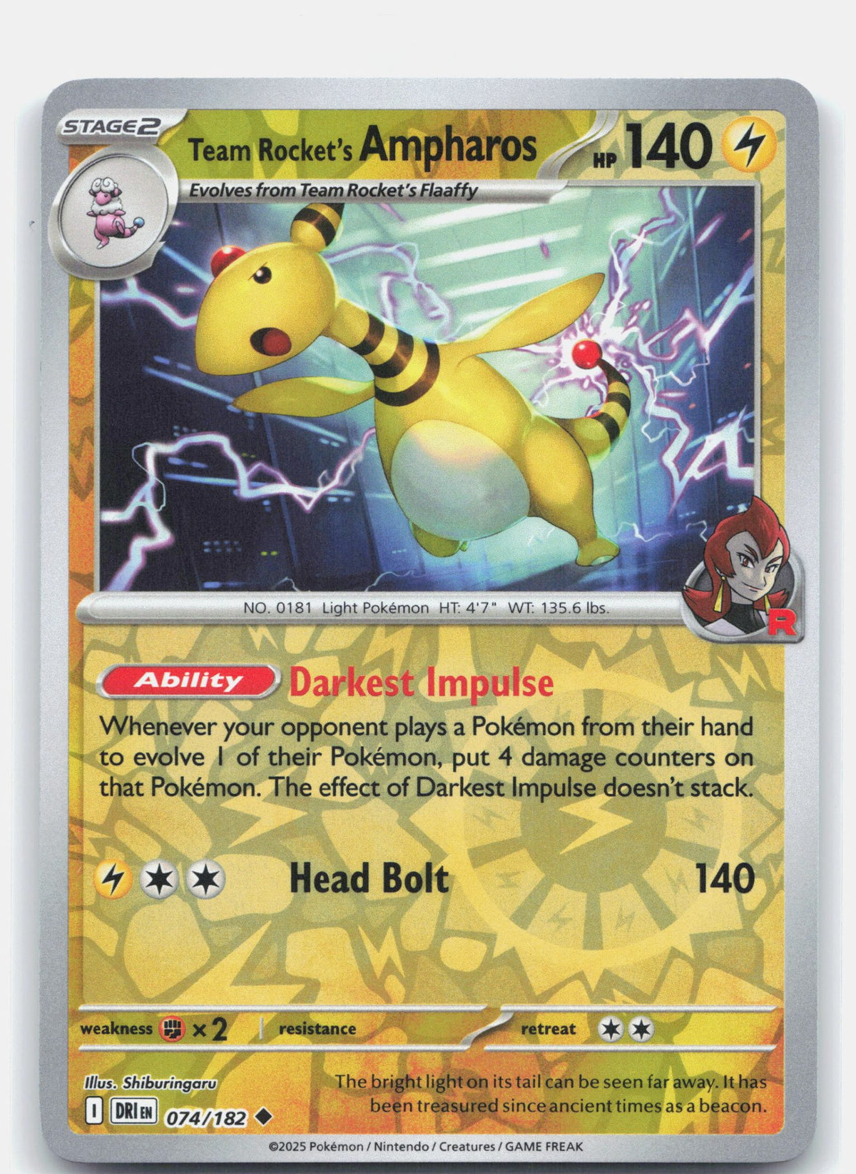 Team Rocket's Ampharos