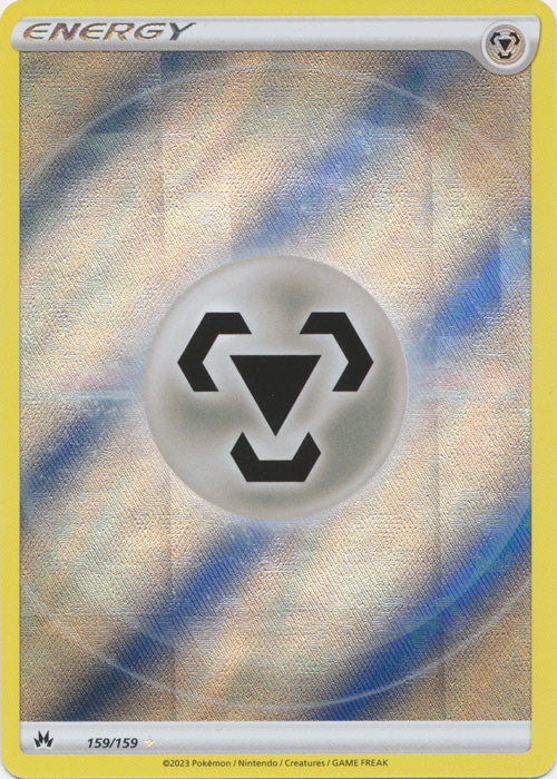 Steel Energy 159/159 (Texture Full Art) - Crown Zenith Pokesingles