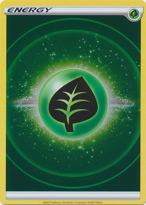 Grass Energy (Reverse Foil) - Crown Zenith Pokesingles