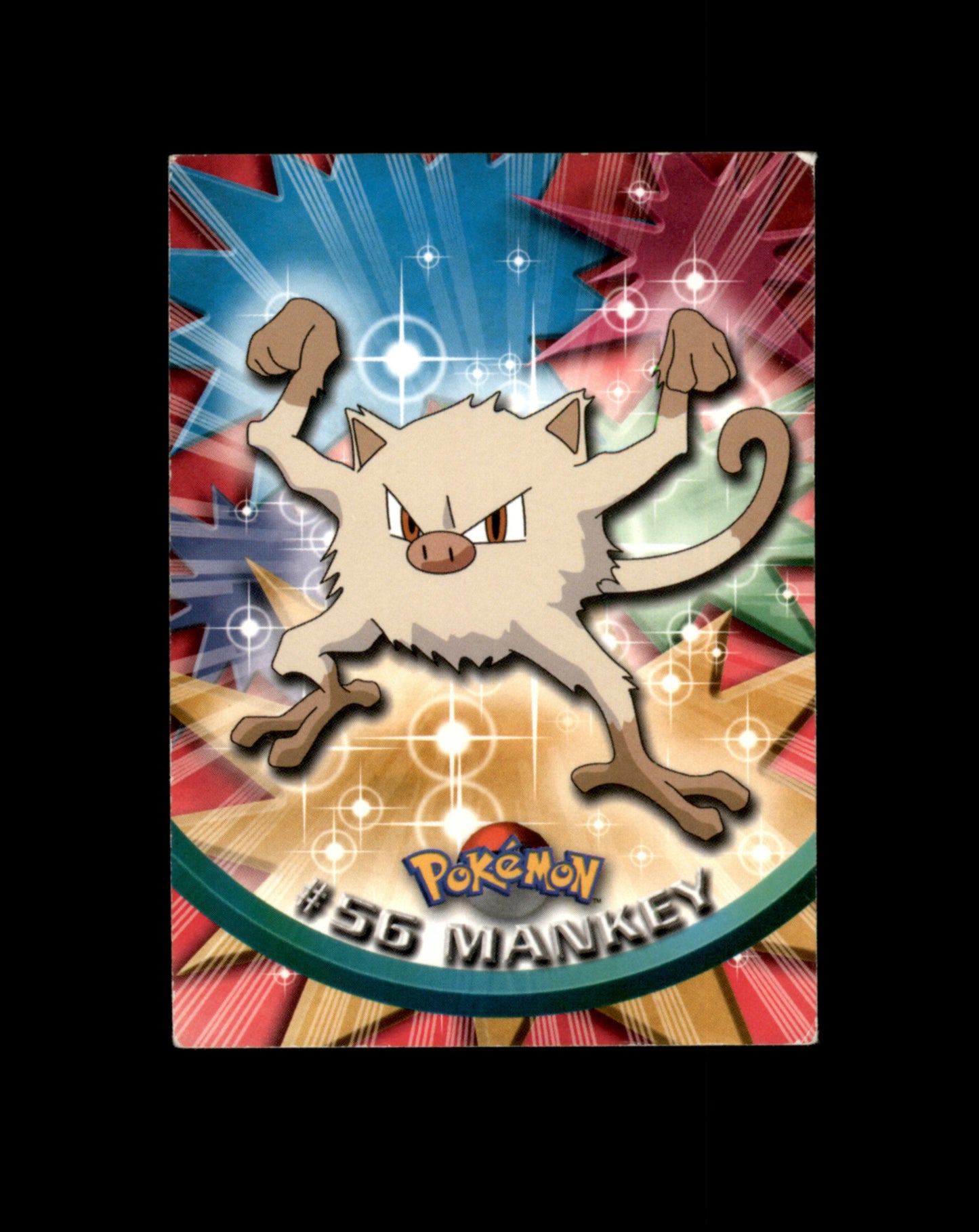 *SE BILDE FOR TILSTAND* Mankey #56 Pokesingles