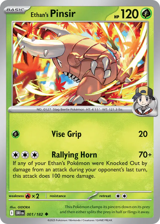 Ethan's Pinsir 001 - Destined Rivals Pokesingles