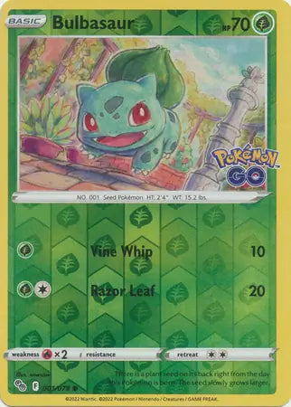01 Bulbasaur Reverse Holo, Pokemon Go | Sword & Shield, , 4.00 kr, Pokesingles. Kjøp pokemon kort til lave priser hos oss.
