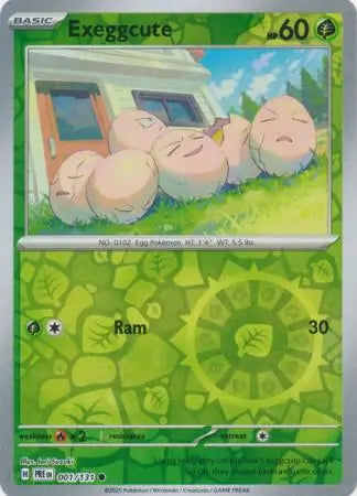 Exeggcute Reverse Holo 001 Pokesingles
