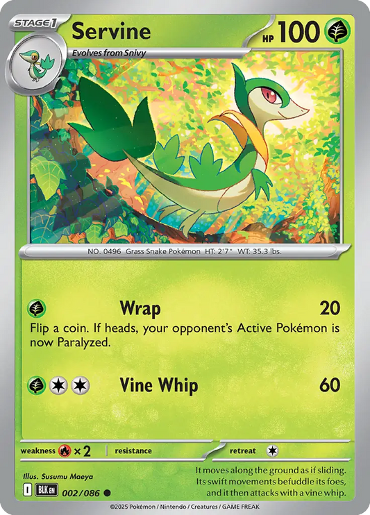 Servine 002 - Black Bolt Pokesingles