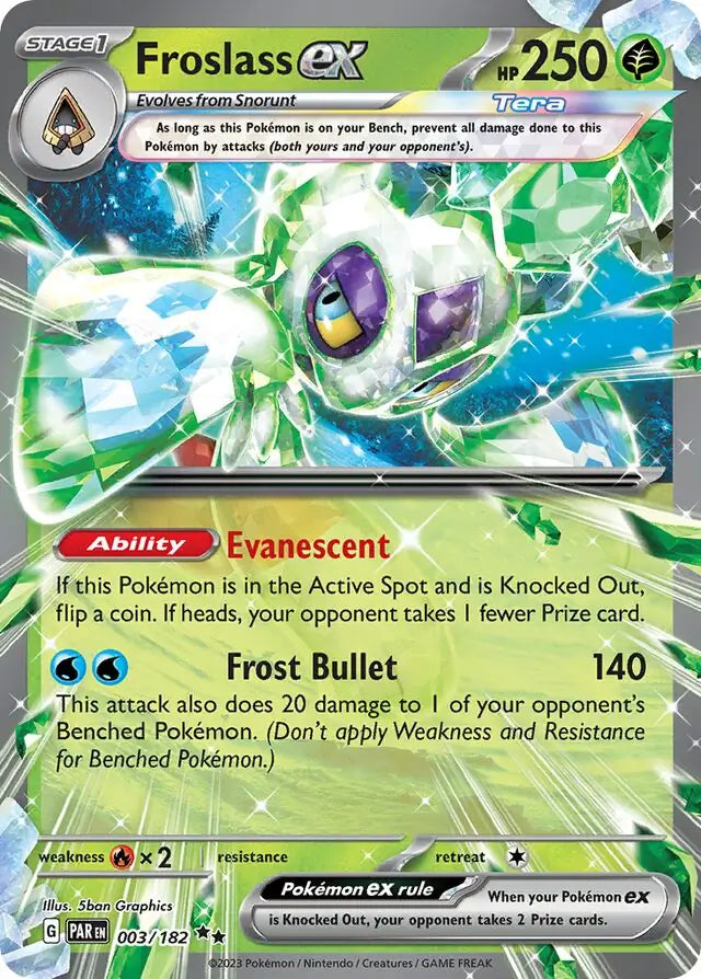 003 Froslass ex, Paradox Rift, ex, 30.00 kr, Pokesingles. Kjøp pokemon kort til lave priser hos oss.