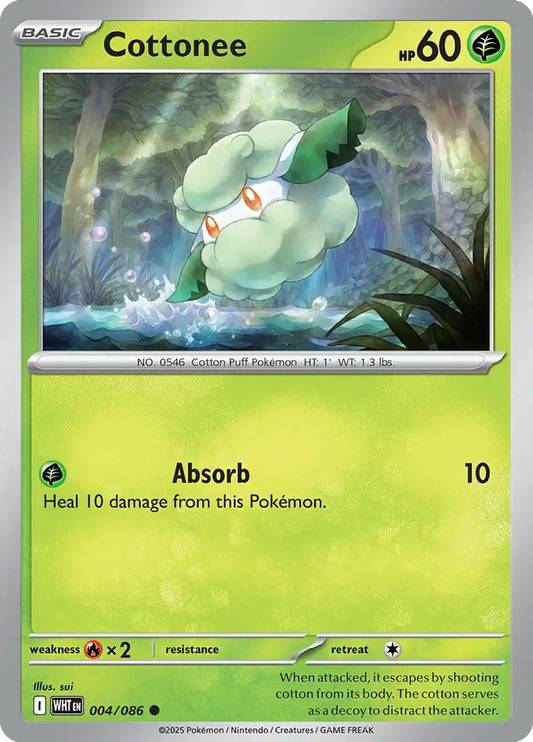 Cottonee 004 - White Flare Pokesingles
