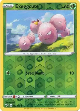Exeggcute Reverse Holo 004 - Vivid Voltage