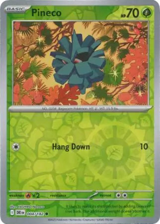 Pineco Reverse Holo 004 - Destined Rivals Pokesingles