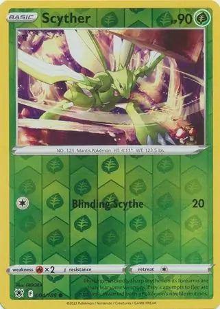004 Scyther Reverse Holo, Astral Radiance | Sword & Shield, , 4.00 kr, Pokesingles. Kjøp pokemon kort til lave priser hos oss.