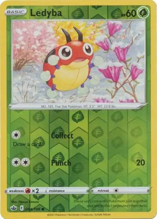 Ledyba Reverse Holo 004 Pokesingles
