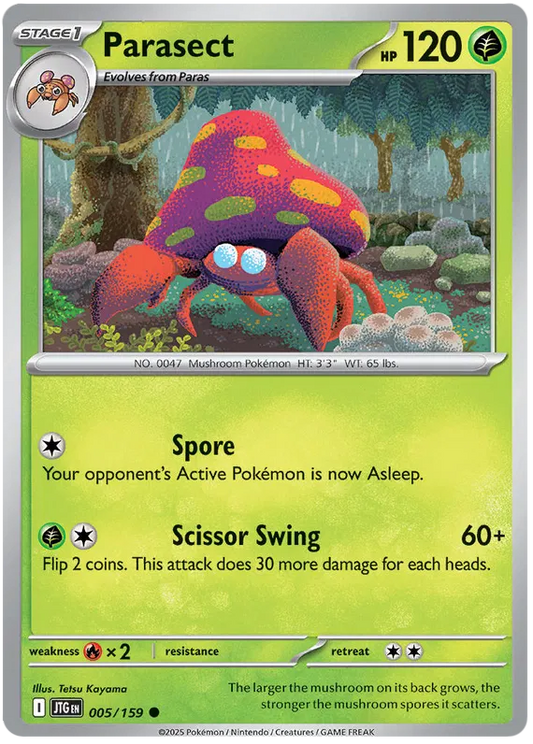 Parasect 005 - Journey Together Pokesingles