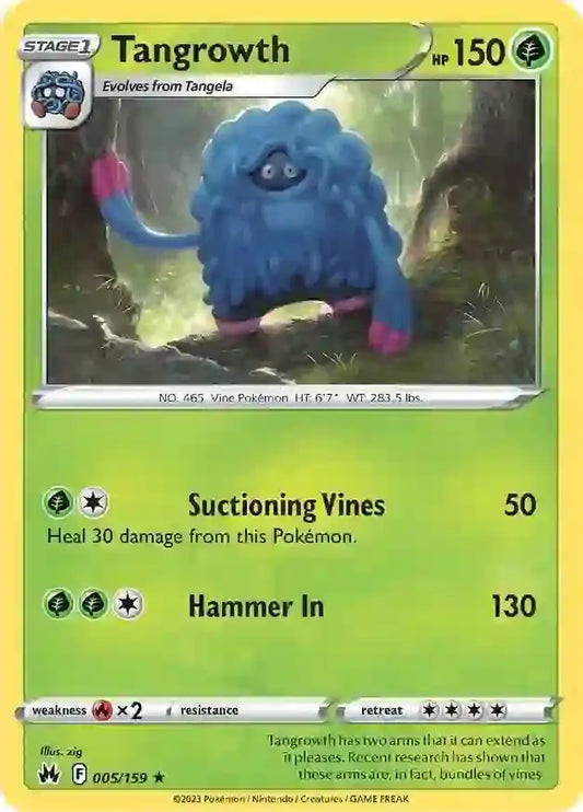 Tangrowth 005, Crown Zenith | Sword & Shield, , 0.00 kr, Pokesingles. Kjøp pokemon kort til lave priser hos oss.