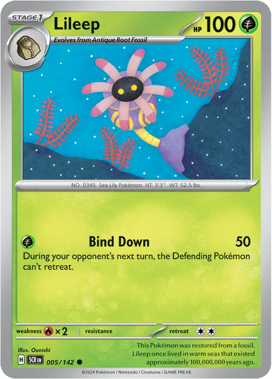 Lileep 005 - Stellar Crown Pokesingles