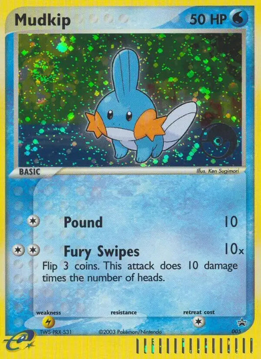 Mudkip 5 - Nintendo Black Star Promo Pokesingles