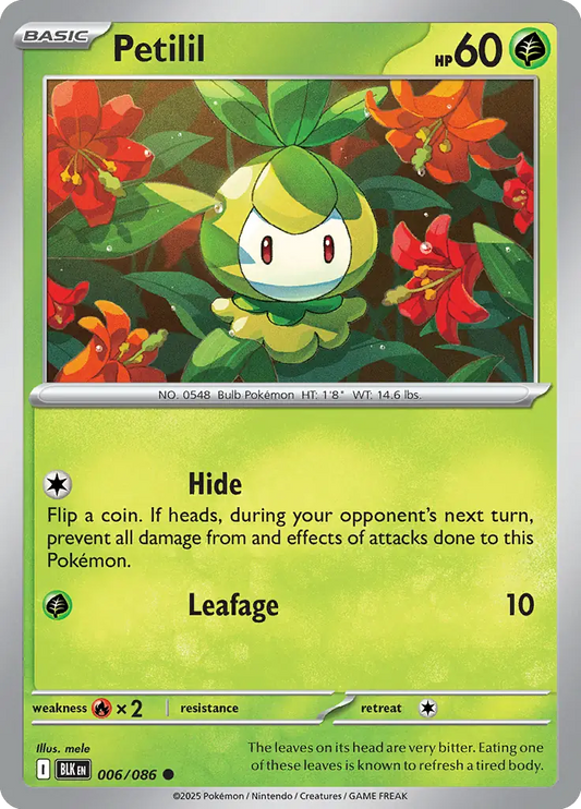 Petilil 006 - Black Bolt Pokesingles