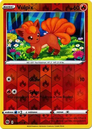 Vulpix Reverse Holo 006 Pokesingles