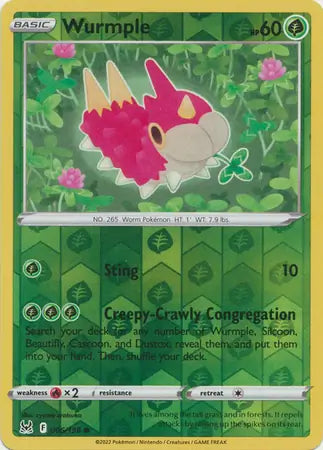 Wurmple Reverse Holo 006, Lost Origin | Sword & Shield, , 0.00 kr, Pokesingles. Kjøp pokemon kort til lave priser hos oss.