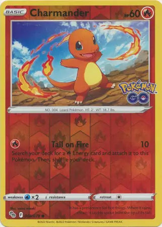 08 Charmander Reverse Holo, Pokemon Go | Sword & Shield, , 4.00 kr, Pokesingles. Kjøp pokemon kort til lave priser hos oss.
